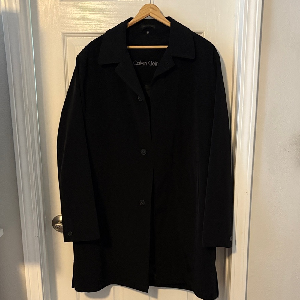 Calvin Klein Black Trench Coat